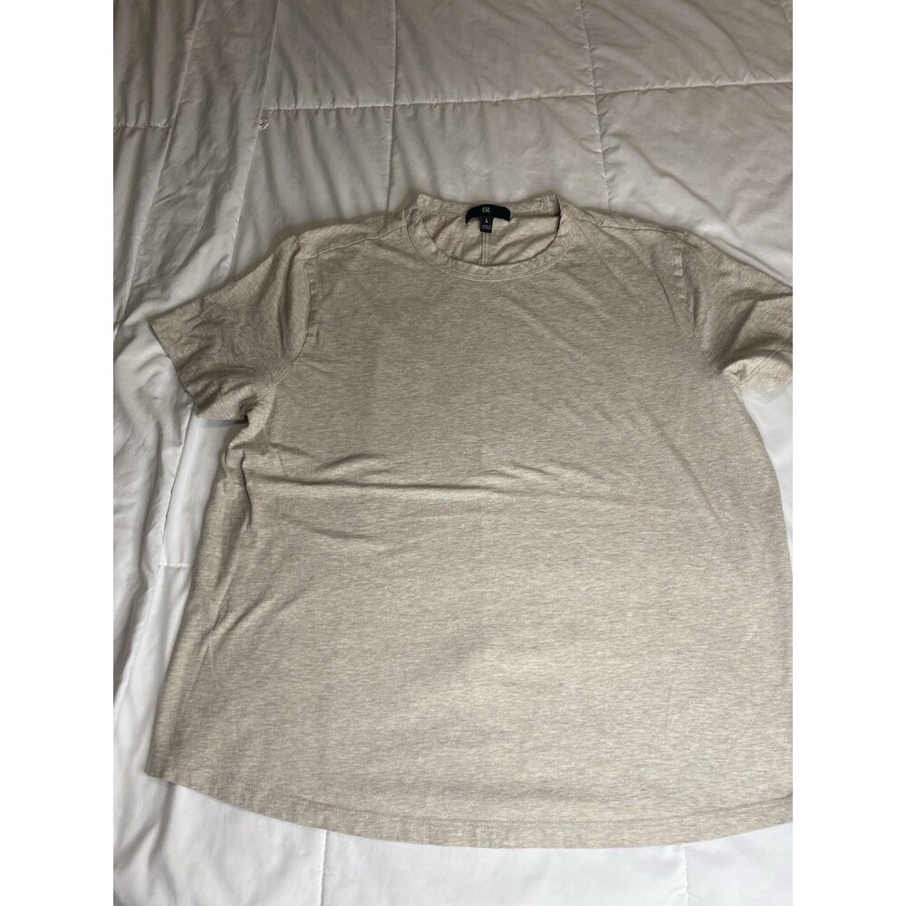 heathered beige Banana Republic crewneck t-shirt Size L